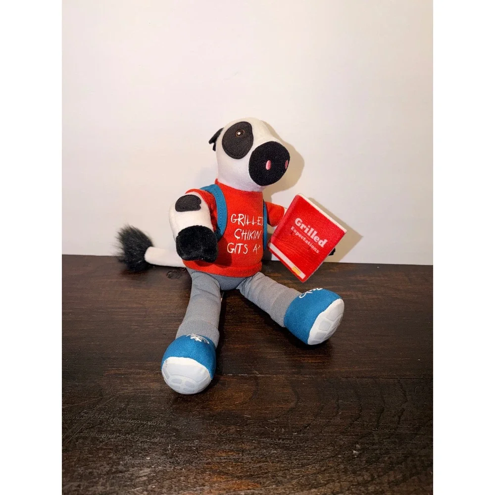 Chick-fil-A 2019 Back to School Plush Cow Grilled Chikin‎ Gits A+ Red Sweater 9